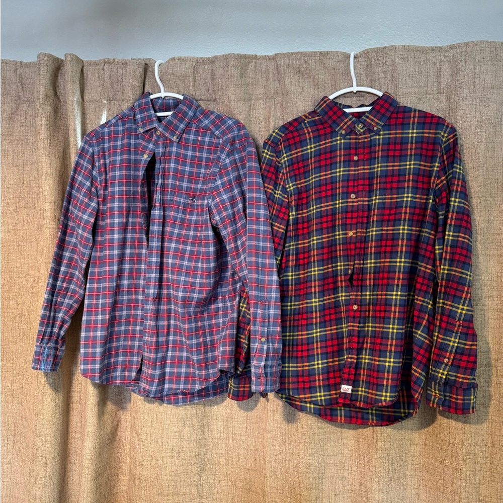 Vineyard Vines Multicolor Plaid Button-Down Shirts